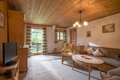 Bergbauernhof Hinterseebach - Ferienwohnung Auerbach bis 6 Per., 100qm,  sep. Schlafzimmer, Kamin