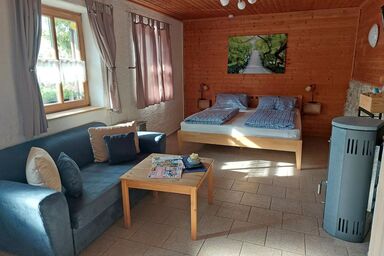 Ferienwohnung Hofbauer - Ferienwohnung 46 qm mit offenem Wohn-/Schlafraum und Terrasse