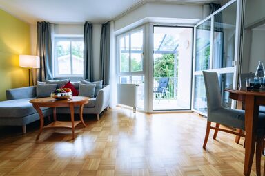 Ferienwohnungen Tivoli - Appartement Nr. 24, 42qm, DU/WC, Wohn/Schlafzimmer, herrlicher Südbalkon