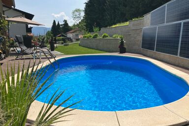 Moderne Ferienwohnung am Wald - Ferienwohnung mit Pool