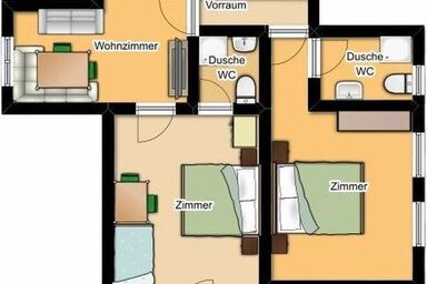 Ferienhaus Neder - Appartement/Fewo 65 m²