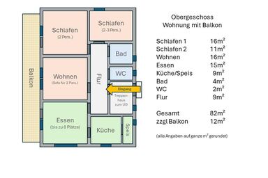 Ferienwohnung Brennseeblick - Balkonappartement