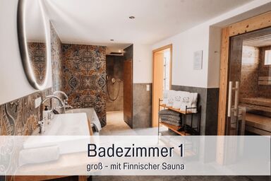 Ferienwohnungen Scholl - Wohnung 8 - meerblau - 3 Schlafz. - 110 qm- Sauna