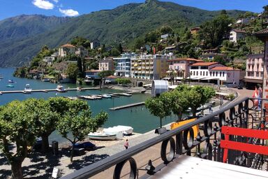 Charmante turmartige Maisonette-Wohnung direkt an der Seepromenade von Ascona