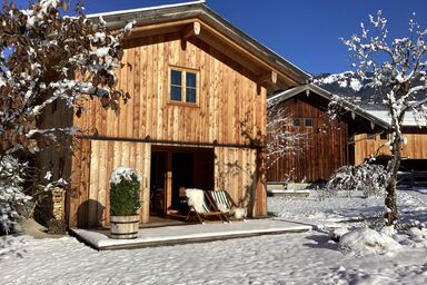 Lohei - Chalets im Chiemgau - Chalet am Birnbaum, 140 qm für 2-6 Personen, 2 Schlafzimmer, 2 Bäder, Sauna