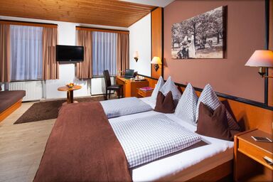 Hotel Apartment Camping Das Au-Gut - Doppelzimmer mit Zusatzbett , Dusche, WC