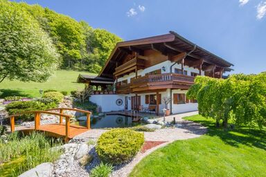 BERGSUCHT-Ruhpolding Chalet + Ferienwohnungen - Chalet/Ferienhaus Hyggei 110qm 3 Schlaf-,1 Wohnzi., off. Kamin, Balk., 2 Bäder, 2 WCs, max. 6 P.