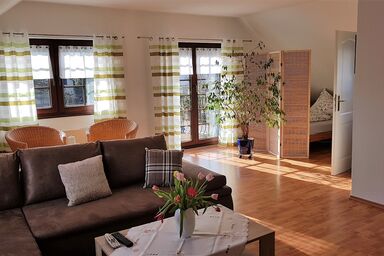 Ferienwohnung Raithel - Ferienwohnung mit Balkon und Blick auf den Waldstein