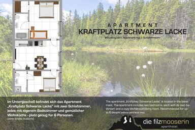 Aparthotel Die Filzmooserin - Apartment "Kraftplatz Schwarze Lacke"