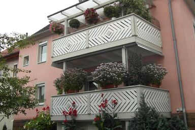 Ferienwohnung in Bischberg mit Großem Balkon