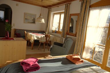 Haus Alpenlicht - (01)Ein-Raum-Ferienwohnung, 27qm, 2-3 Personen, 1 Wohn-Schlafraum, sep. Küche, Terrasse