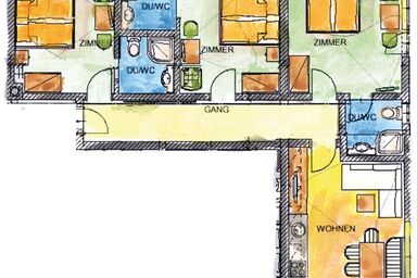 Haus PIA - Appartement für 4-5 Personen- Nr. 3