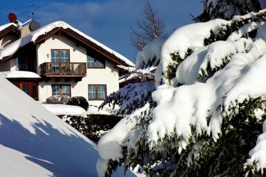 Hochwertiges Ferienhaus mit Garten auf einem Hügel mit herrlichem Blick auf die Berge