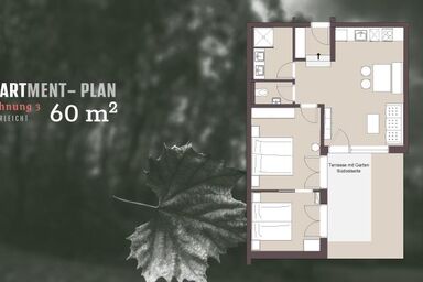 WalserART - ApARTment 3 - 2 Schlafräume, Südterrasse & Garten
