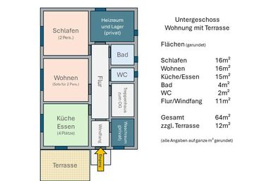 Ferienwohnung Brennseeblick - Terrassenappartement