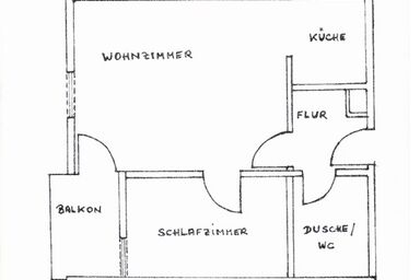 Ferienwohnung Majo - Ferienwohnung 40 qm mit Balkon