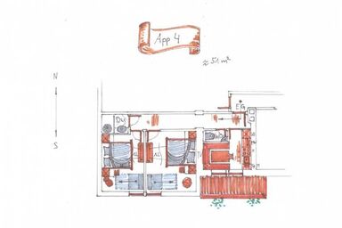 Haus Albin - Appartement 4, ohne Verpflegung