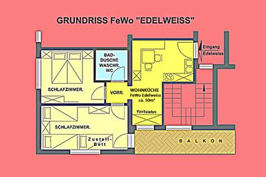 Appartementhaus Lechner - Ferienwohnung Edelweiß