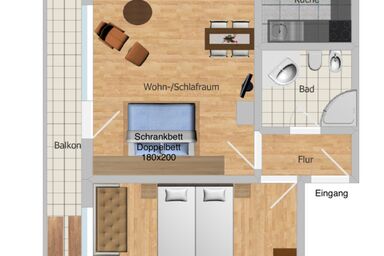 alpinzeit.bayern Tanja und Thomas Preinfalk inkl. Chiemgaukarte - Ferienwohnung 55qm mit Südbalkon/Bergblick, max. 5 Personen