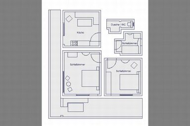 Haus Volderauer - Appartement/Fewo, Dusche, WC, Balkon