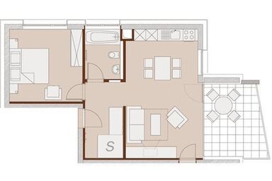 Abina Appartements de Luxe - Typ2, KLEE, 51 m2