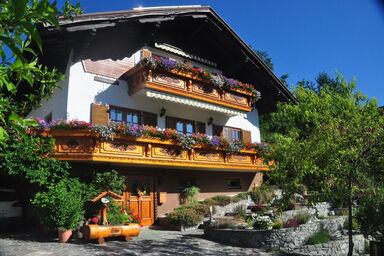 Apartment Gartenblick mit Balkon und Gartengrill im Wandereparadies der Voralpen