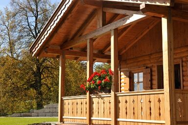 Lamplhof - Fünf-Sterne-Hof-Chalet Hochries mit Terrasse und Bergblick