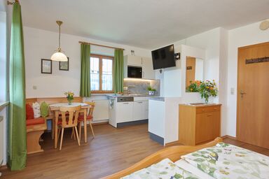 Beim Dobler - Appartement Nussbaum, 32 qm, 1. Obergschoss, kombinierter Wohn-Schlafraum