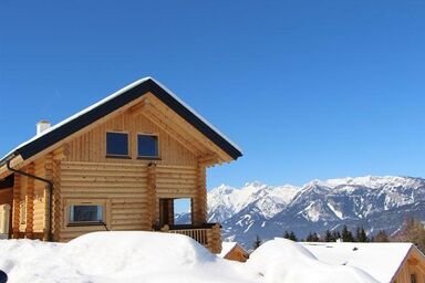 Ferienhaus in Pruggern mit Grill, Terrasse und Garten und Panoramablick