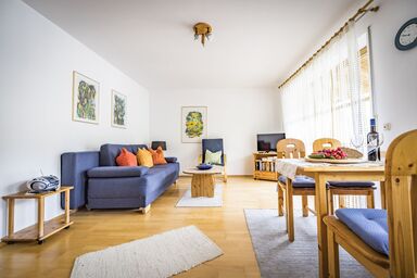 Landhaus Weiß - Ferienwohnung Gebersbergstraße- 4 Personen, 52qm,  1 Schlafzimmer, Balkon mit Bergblick