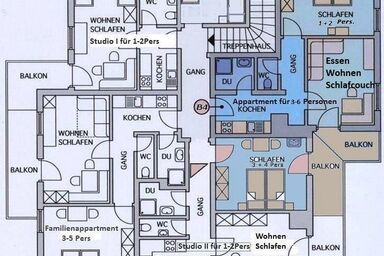 Appartement-Ferienwohnungen - Haus Gebhard - Appartement 2-6 Pers.