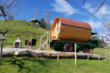 Auszeit-Wohnfass im Grünen für 2 Erw. und 2 kl. Kinder