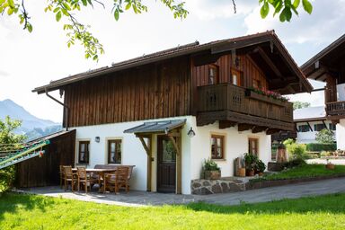 Schifterhof Ruhpolding - Ferienhaus am Schifterhof 60qm, Balk., Kochni., 2 Schlafz., Wohnzi., 4 P.