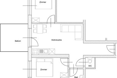 Stockers kleines Dorfhotel - Ferienwohnung Waldblick - 1 Nacht