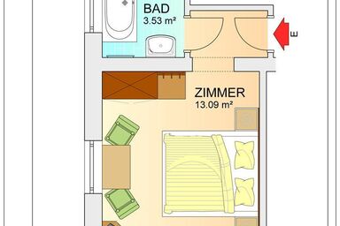 Top Apart Daniela - Jugendzimmer Nr. 5