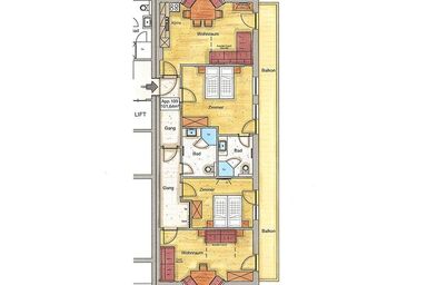 Staffnerhof Ferienwohnungen - Familie Hechl - 4-Zimmer FeWo für 5 Personen (Nr. 109)