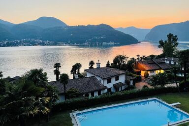 Wohnung in der Residenza Contessa mit Ausblick