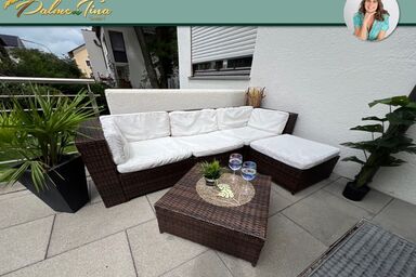 Palmen Apartment direkt in Bad Aibling - Apartment 32 qm für 2 Personen mit Terrasse