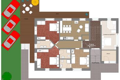 Ferienhaus Silber - Fewo, 3 Schlafzimmer mit En Suite Bad,110m²