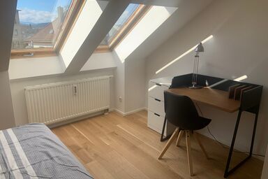 Apartment Wendelsteinblick - Moderne 50 qm Wohnung mit Wohn- und Schlafraum und Balkon