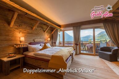 Gröbl-Alm, Alpengasthof/-hotel - Doppelzimmer Süd Deluxe "Almblick" mit Dusche/ WC