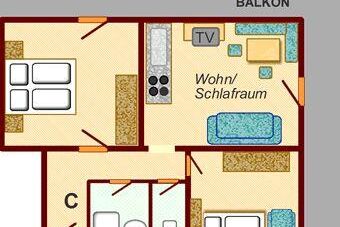 Bauernhof Oberhochstätt - Fam. Schuster - Apartment"C" -2 Schlafzi/Dusche/WCsep,Blk