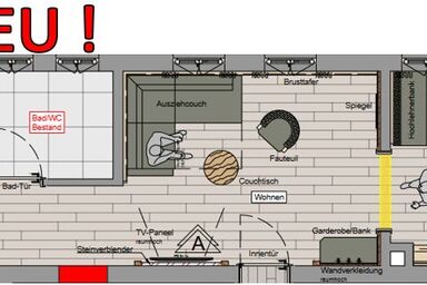 Appartements - Fewo - Chalet Hochödlehen - Appartement Untersberg für 2 - 4 Personen, 60qm mit Balkon