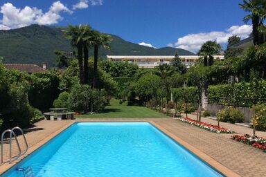 Ferienwohnung an Top-Lage in Ascona mit Aussenpool, nahe Golfplatz und Strandbad